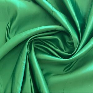 Luxurious Emerald Green Dull Satin Fabric